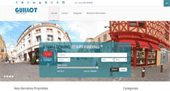 Desktop Screenshot of guillot-immobilier.fr