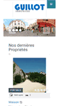 Mobile Screenshot of guillot-immobilier.fr
